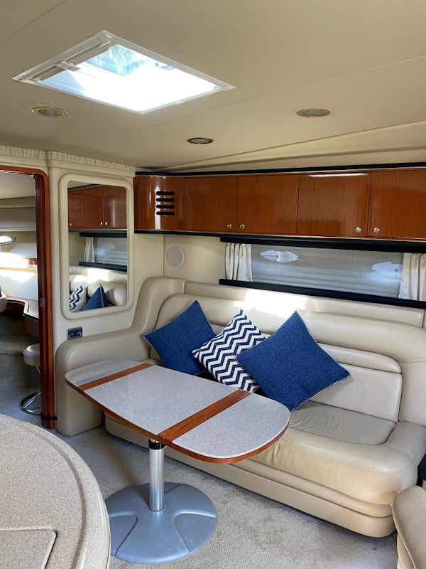 Sea Ray-460 Sundancer 2002-The Payoff Key Biscayne-Florida-United States-Salon Settee-1587564
