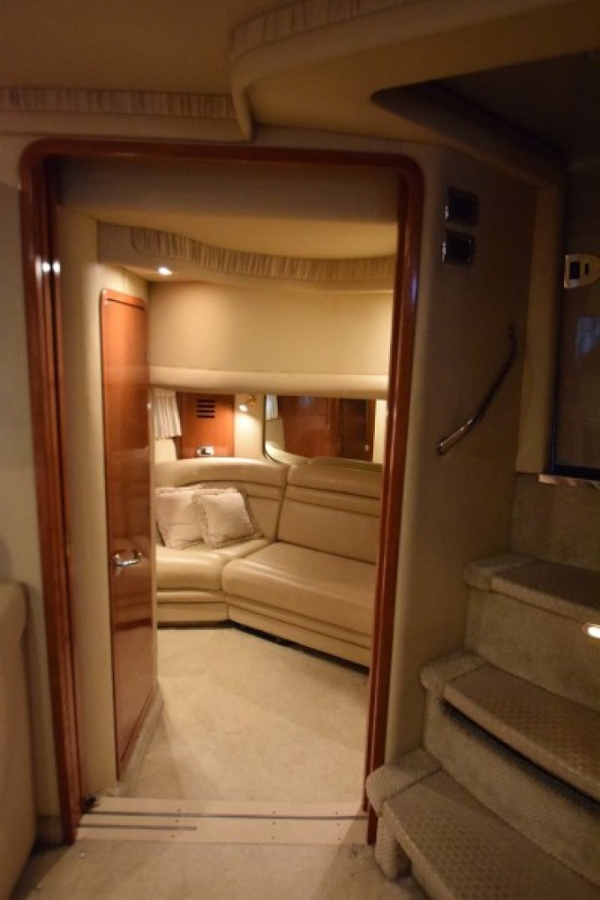 Sea Ray-460 Sundancer 2002-The Payoff Key Biscayne-Florida-United States-View into Guest Room with Sliding Doors-1569318