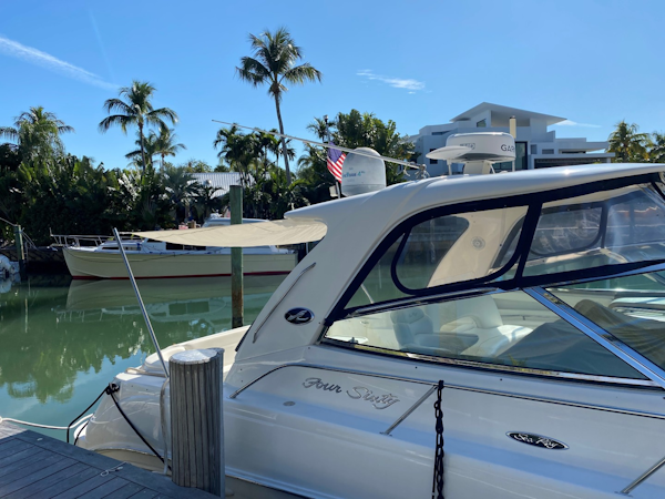 Sea Ray-460 Sundancer 2002-The Payoff Key Biscayne-Florida-United States-Sunshade-1587577