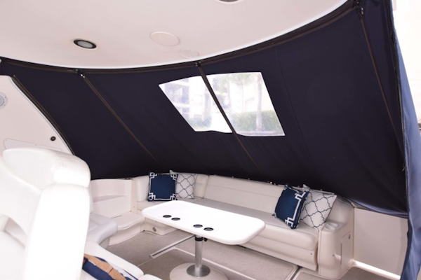 Sea Ray-460 Sundancer 2002-The Payoff Key Biscayne-Florida-United States-Cockpit Seating with Canvas-1569342
