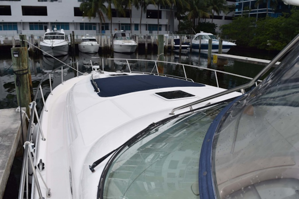 Sea Ray-460 Sundancer 2002-The Payoff Key Biscayne-Florida-United States-PORT Side View to Bow-1569330