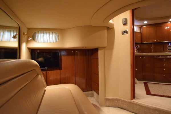 Sea Ray-460 Sundancer 2002-The Payoff Key Biscayne-Florida-United States-View to Galley from Guest Cabin-1569320