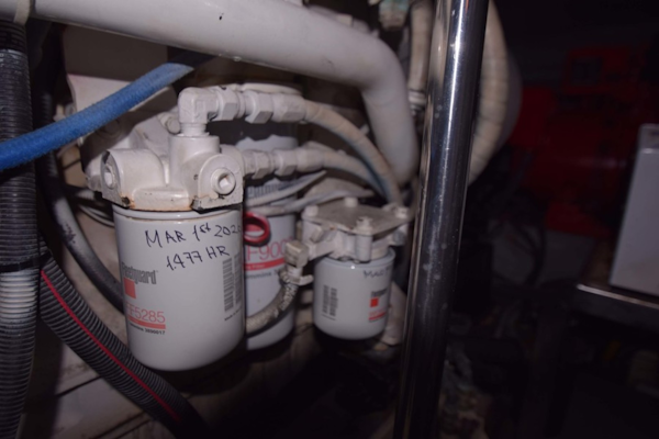 Sea Ray-460 Sundancer 2002-The Payoff Key Biscayne-Florida-United States-Engine Room Filters and Dates-1569347
