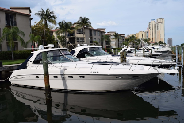 Sea Ray-460 Sundancer 2002-The Payoff Key Biscayne-Florida-United States-STBD Side View-1569352