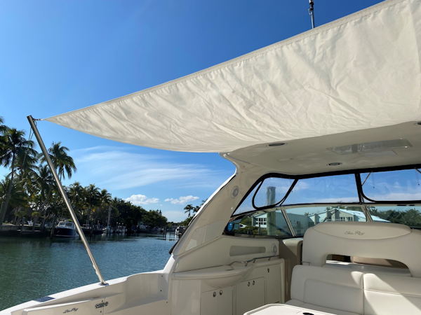 Sea Ray-460 Sundancer 2002-The Payoff Key Biscayne-Florida-United States-Sunshade-1587574