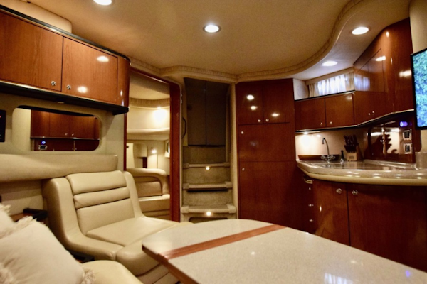 Sea Ray-460 Sundancer 2002-The Payoff Key Biscayne-Florida-United States-Galley View from Salon Seating-1569309
