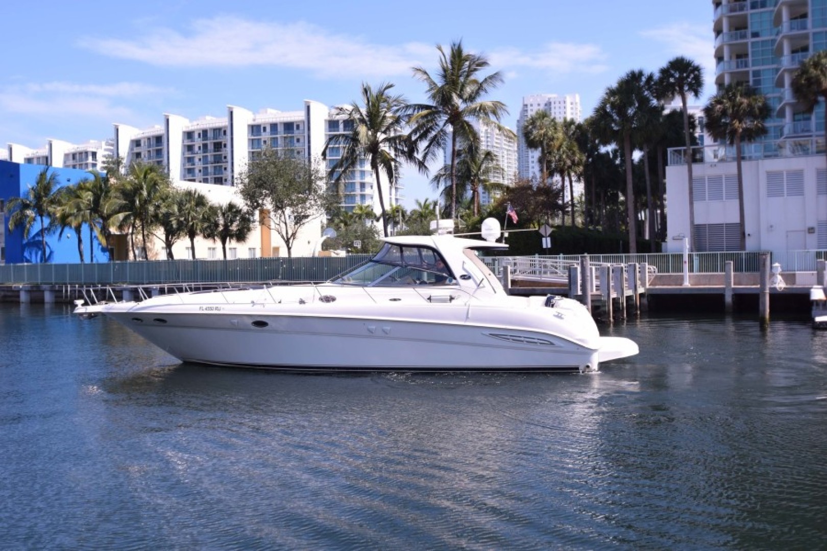Sea Ray-460 Sundancer 2002-The Payoff Key Biscayne-Florida-United States-PORT Side View-1569351 | Thumbnail