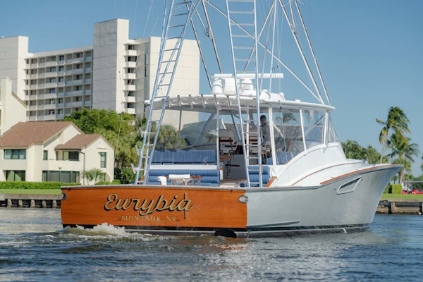 Jim Smith-Walkaround Express 2018-Eurybia North Palm Beach-Florida-United States-Real Teak Transom-1573757