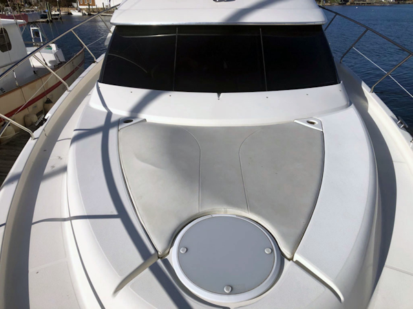 Silverton-410 Sport Bridge 2005-C FiVE North Kingstown-Rhode Island-United States-Sun Pad  Foredeck-1585498