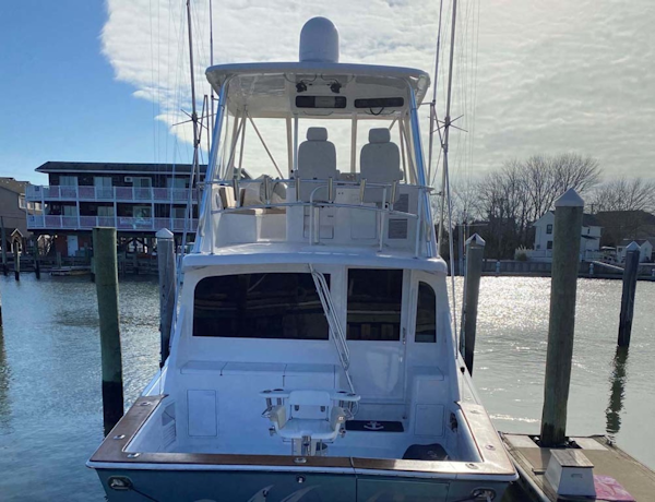 Ocean Yachts-Super Sport 1998-MJs Cape May-New Jersey-United States-Teak Covering Boards With Custom Cover-1586519