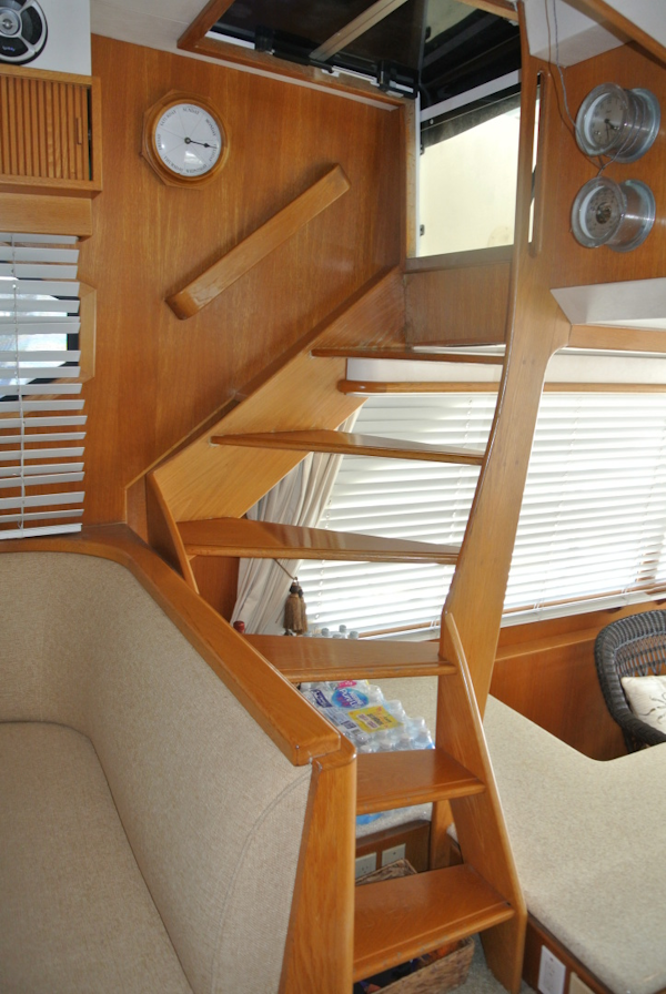 West Bay-Sonship 58 1997-CAVILEAH Stuart-Florida-United States-Flybridge Stairwell-1593678
