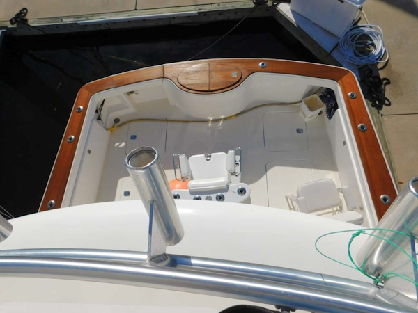 Ocean Yachts-Super Sport 2005-Missin The Buck Daytona Beach-Florida-United States-Cockpit View From Flybridge-1599551