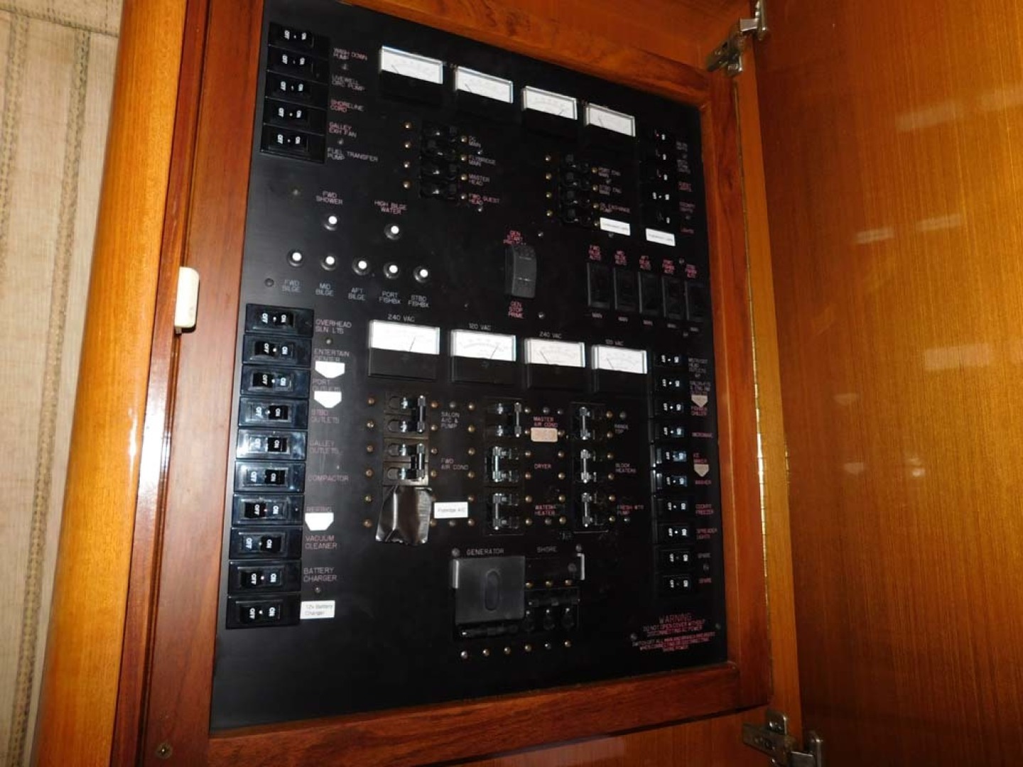 Ocean Yachts-Super Sport 2005-Missin The Buck Daytona Beach-Florida-United States-AC/DC Distribution Switch Board-1599517 | Thumbnail