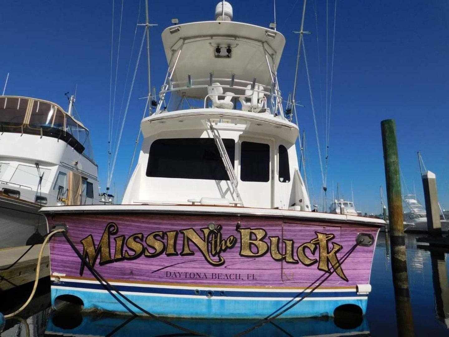 Ocean Yachts-Super Sport 2005-Missin The Buck Daytona Beach-Florida-United States-Stern View-1599566 | Thumbnail