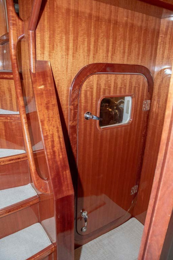 Hampton-60 Motor Yacht 2007-Family Biz Mount Pleasant-North Carolina-United States-Engine Room Door-1600087