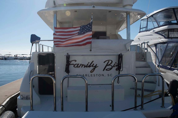 Hampton-60 Motor Yacht 2007-Family Biz Mount Pleasant-North Carolina-United States-Stern View-1600122