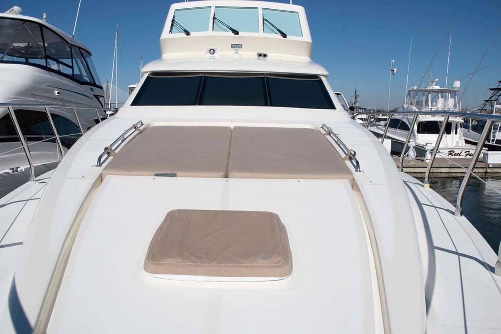 Hampton-60 Motor Yacht 2007-Family Biz Mount Pleasant-North Carolina-United States-Foredeck Sunpad-1600096 | Thumbnail