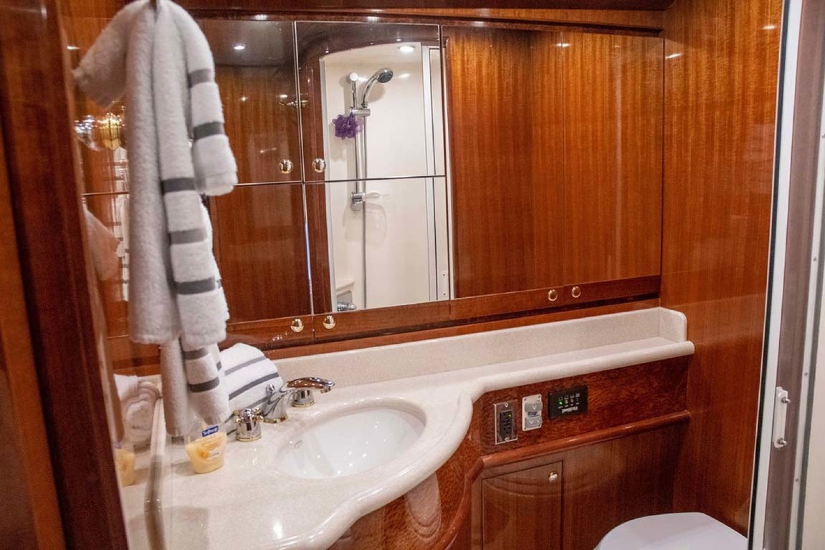 Hampton-60 Motor Yacht 2007-Family Biz Mount Pleasant-North Carolina-United States-VIP Head-1600074 | Thumbnail