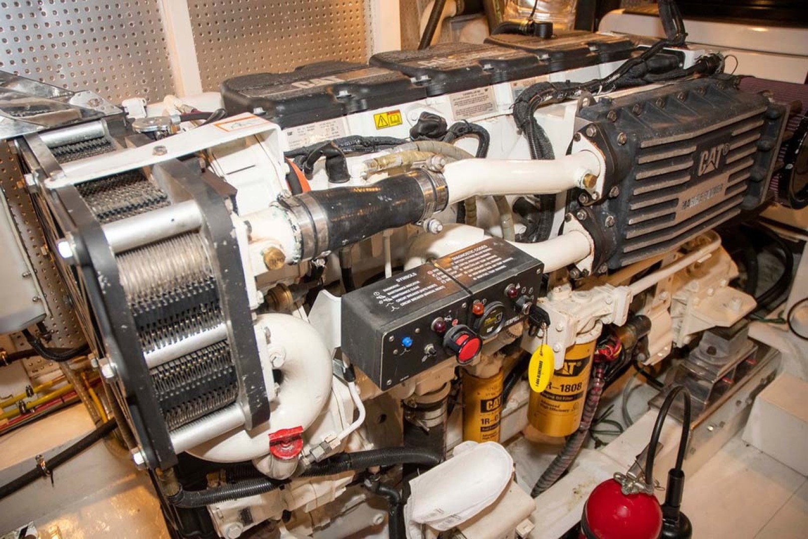Hampton-60 Motor Yacht 2007-Family Biz Mount Pleasant-North Carolina-United States-Engine Room  CAT C15 ACERT-1600088 | Thumbnail