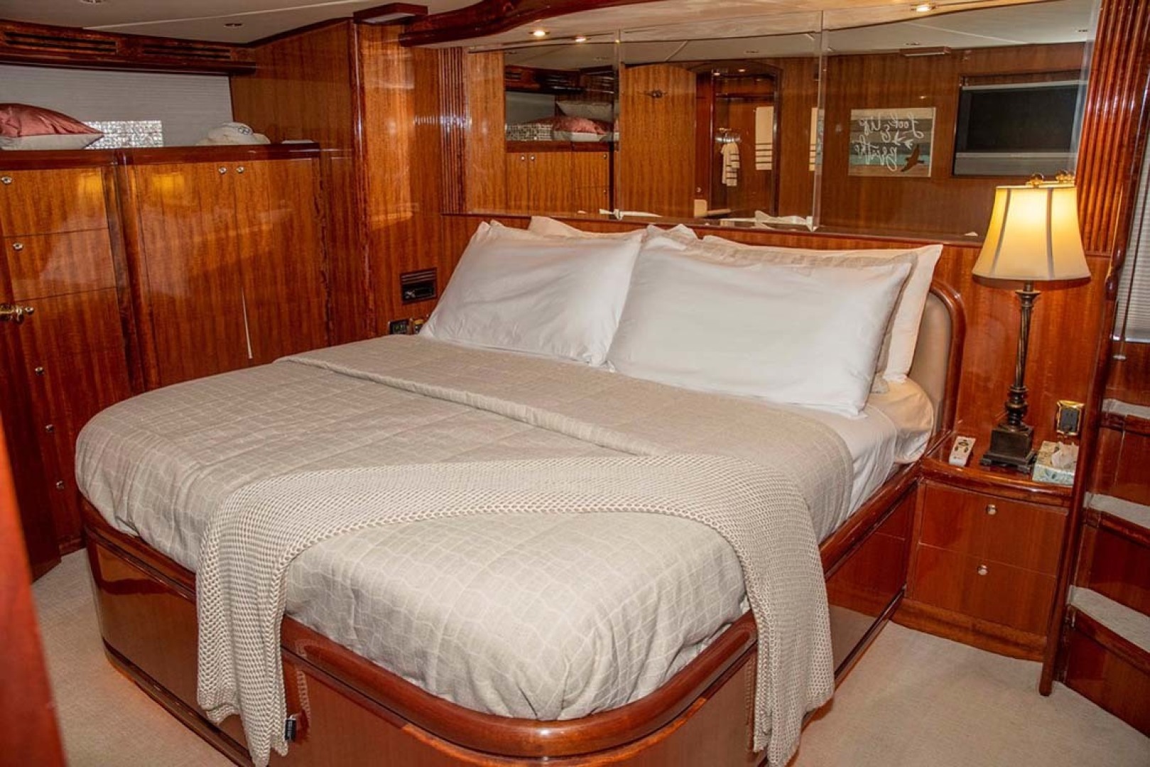 Hampton-60 Motor Yacht 2007-Family Biz Mount Pleasant-North Carolina-United States-Master Island Berth-1600062 | Thumbnail