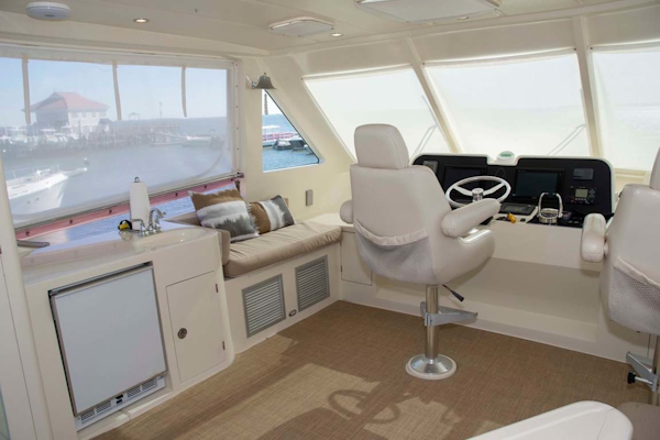 Hampton-60 Motor Yacht 2007-Family Biz Mount Pleasant-North Carolina-United States-Flybridge to port-1600099