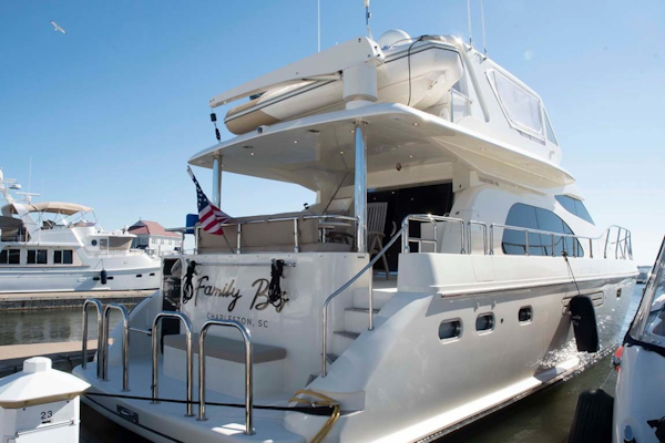 Hampton-60 Motor Yacht 2007-Family Biz Mount Pleasant-North Carolina-United States-Starboard Aft Qtr-1600123