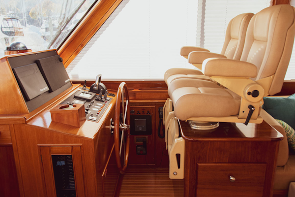 Grand Banks-Eastbay 54SX 2003-Next Adventure Warwick-Rhode Island-United States-Helm Area  Starboard-1605650