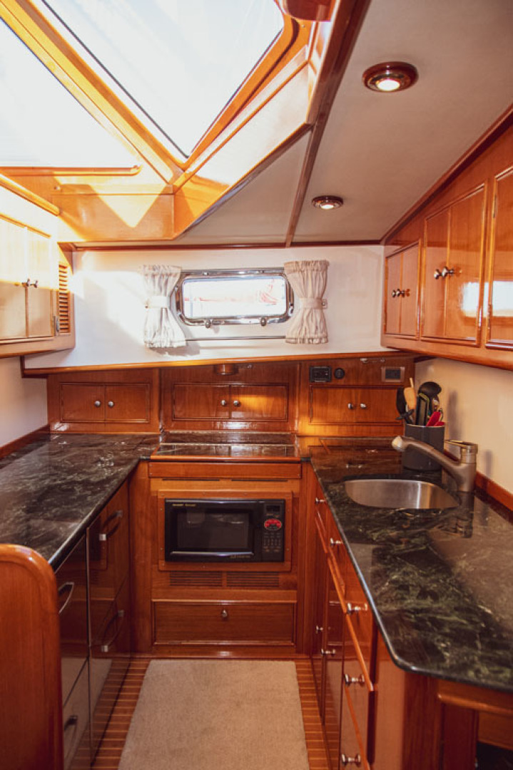 Grand Banks-Eastbay 54SX 2003-Next Adventure Warwick-Rhode Island-United States-Galley  Port-1605660 | Thumbnail