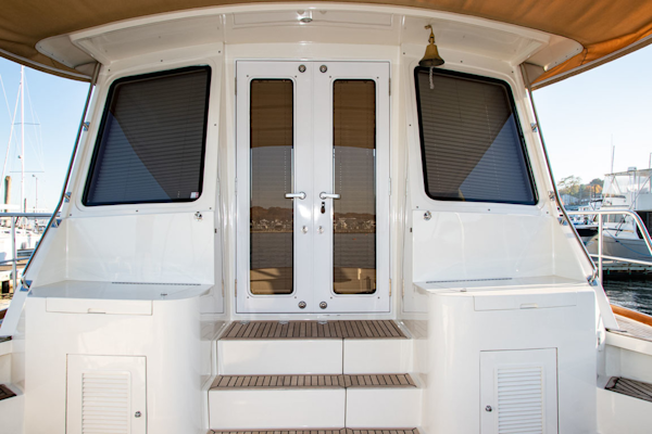 Grand Banks-Eastbay 54SX 2003-Next Adventure Warwick-Rhode Island-United States-Pilothouse, Salon Entrance-1605679