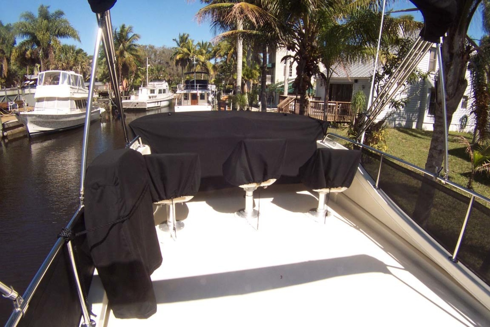 Camano-Troll 2007-NEXT ADVENTURE Stuart-Florida-United States Helm and Chair Sunbrella Coverings-1622021 | Thumbnail