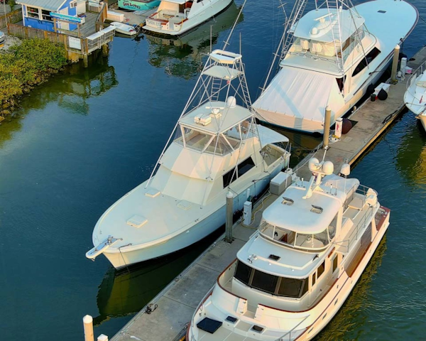 Hatteras-Convertible Sportfish 1985-ZARAY Fort Pierce-Florida-United States-Overhead Port-1623860