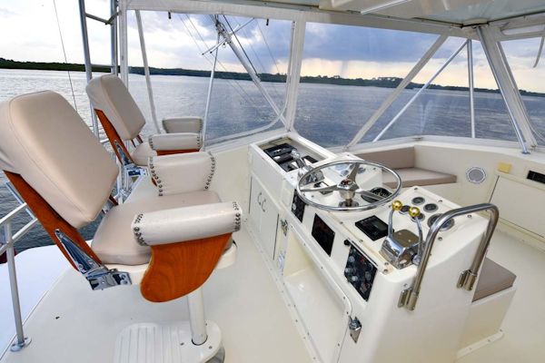 Hatteras-Convertible Sportfish 1985-ZARAY Fort Pierce-Florida-United States-Flybridge Helm-1623854