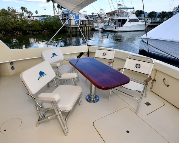 Hatteras-Convertible Sportfish 1985-ZARAY Fort Pierce-Florida-United States-Cockpit To Starboard-1623836
