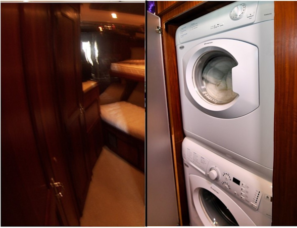 Hatteras-Convertible Sportfish 1985-ZARAY Fort Pierce-Florida-United States-Forward Stateroom & Washer Dryer-1638247