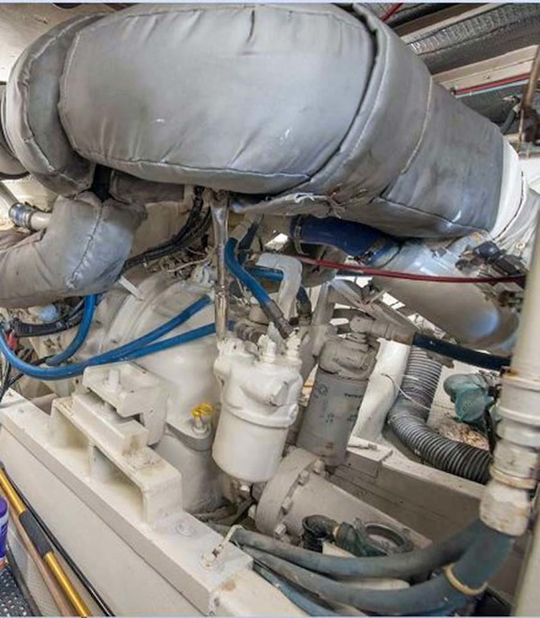 Hatteras-Convertible Sportfish 1985-ZARAY Fort Pierce-Florida-United States-Starboard Engine-1623856