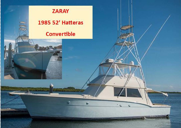 Hatteras-Convertible Sportfish 1985-ZARAY Fort Pierce-Florida-United States-Profiles-1623862