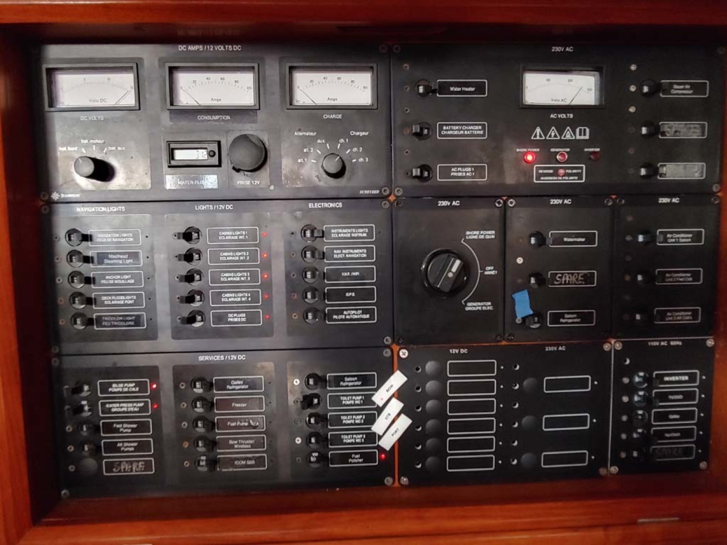 Jeanneau-Sun Odyssey 52.2 2001-Perseverance Hollywood-Florida-United States-AC-DC Main Panel-1631471 | Thumbnail