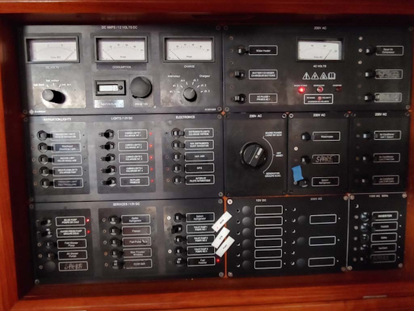 Jeanneau-Sun Odyssey 52.2 2001-Perseverance Hollywood-Florida-United States-AC-DC Main Panel-1631471