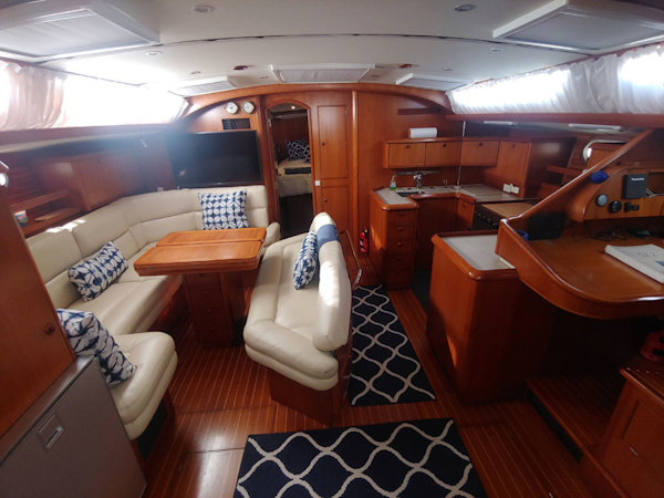 Jeanneau-Sun Odyssey 52.2 2001-Perseverance Hollywood-Florida-United States-Cabin Interior  Forward-1640969