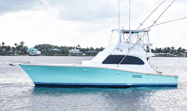 Post-46 Convertible 1987-High Maintenance Stuart-Florida-United States-Port Side Profile-1639334