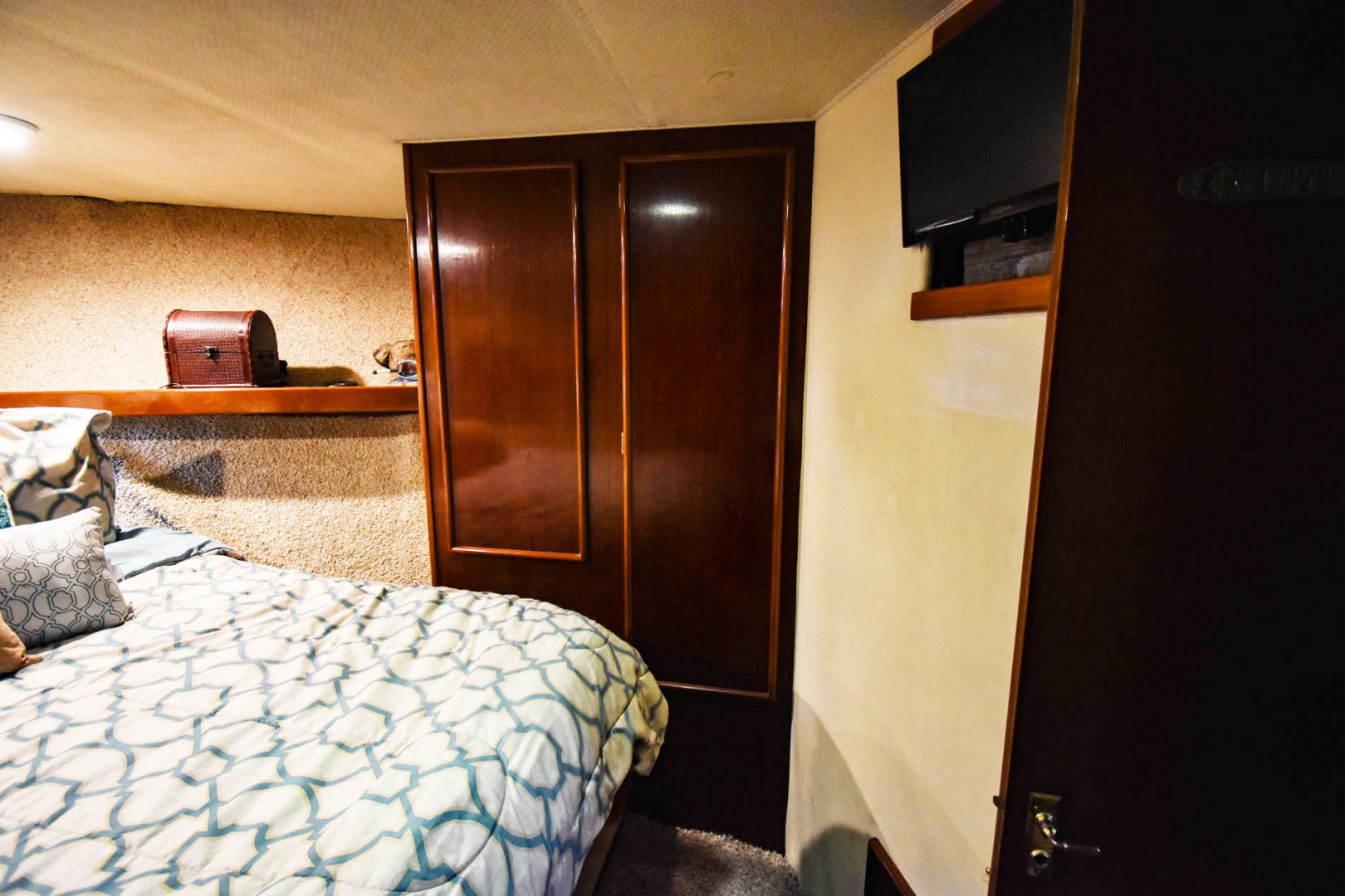 Post-46 Convertible 1987-High Maintenance Stuart-Florida-United States-Master Starboard Side Storage Lockers-1639346 | Thumbnail