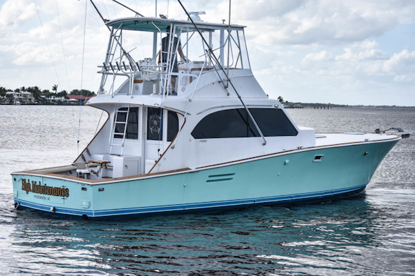 Post-46 Convertible 1987-High Maintenance Stuart-Florida-United States-Starboard Quarter Zoomed-1639371
