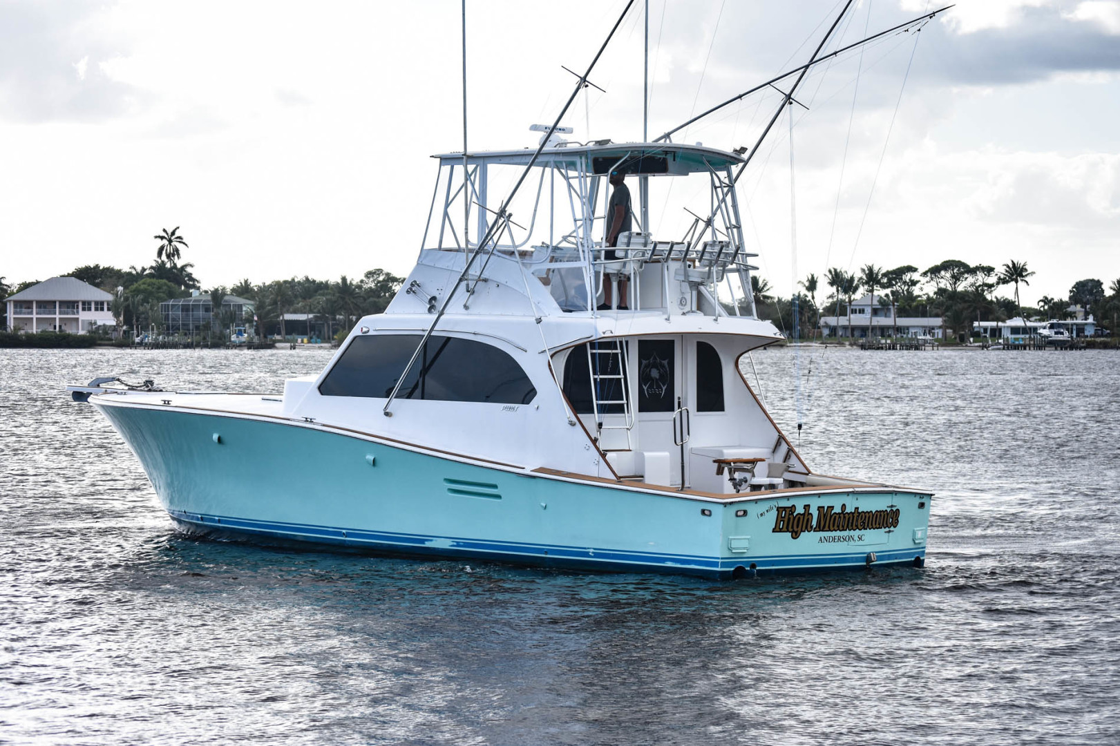 Post-46 Convertible 1987-High Maintenance Stuart-Florida-United States Port Quarter Cockpit-1639369 | Thumbnail