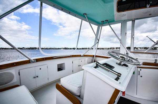 Post-46 Convertible 1987-High Maintenance Stuart-Florida-United States Fly Bridge Seating-1639361
