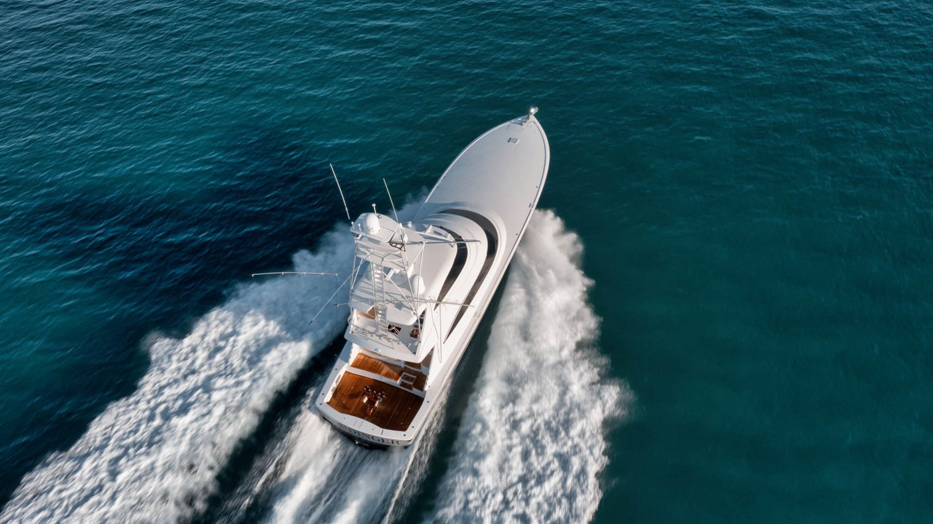 Viking-80 Convertible 2018-HUMDINGER Cape Cod-Massachusetts-United States-Aerial Running View-1641533 | Thumbnail