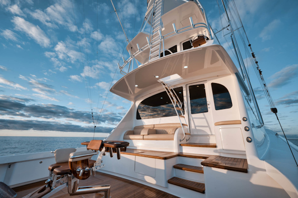 Viking-80 Convertible 2018-HUMDINGER Cape Cod-Massachusetts-United States-Cockpit looking at the Mezzanine-1641512