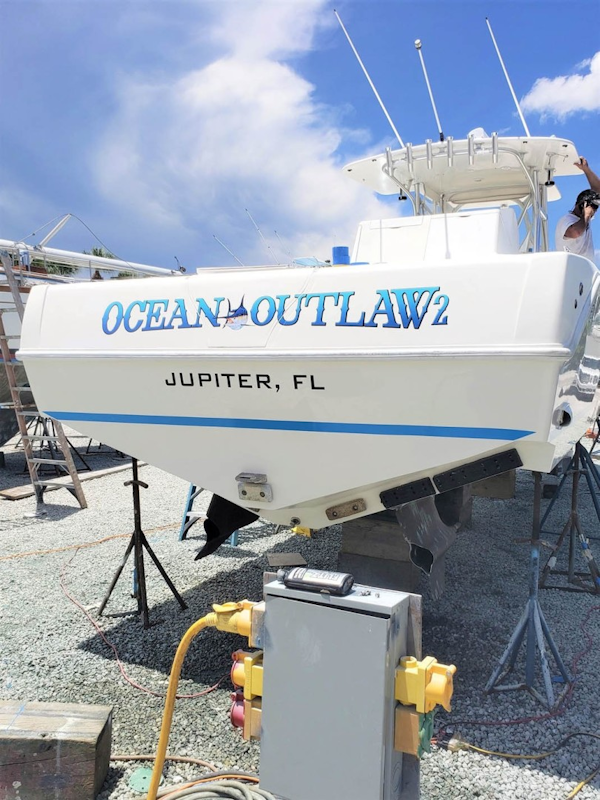 SeaVee-390IPS 2008-Ocean Outlaw 2 Jupiter-Florida-United States-Transom-1641952