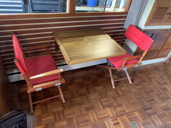 Kadey-Krogen-Pilothouse 1983-Sea Vista Portland-Oregon-United States-Salon Folding Table-1644684