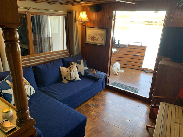 Kadey-Krogen-Pilothouse 1983-Sea Vista Portland-Oregon-United States Salon Starboard Settee-1644682