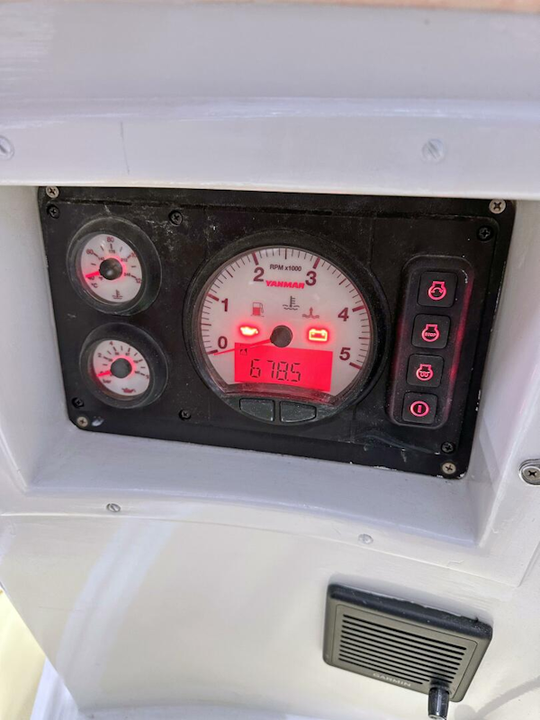 Cherubini-48 Staysail Schooner 1986-NARWHAL South Dartmouth-Massachusetts-United States-Engine Hours (3/2025)-5132317